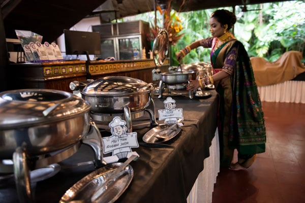 Catering services at Exotica